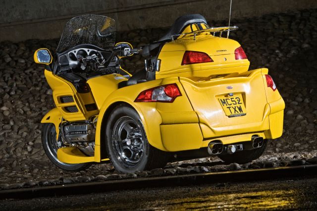 Motor Trike 'Razor' conversion. Trike Magazine Photo Shoot